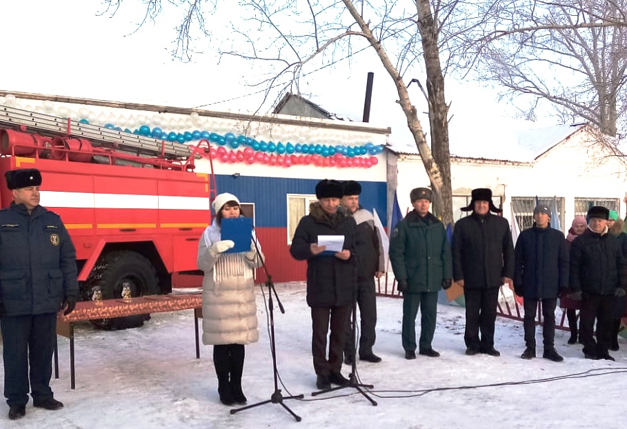 Новый пожарный пост открылся в Здвинском районе НСО