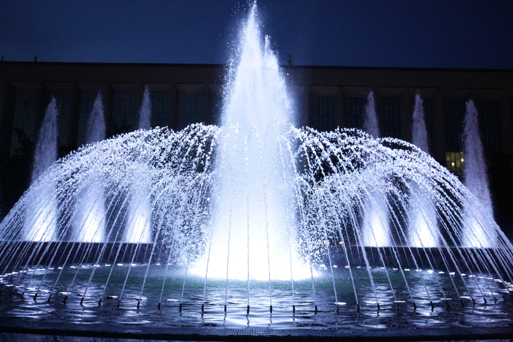 Новосибирск называют городом фонтанов