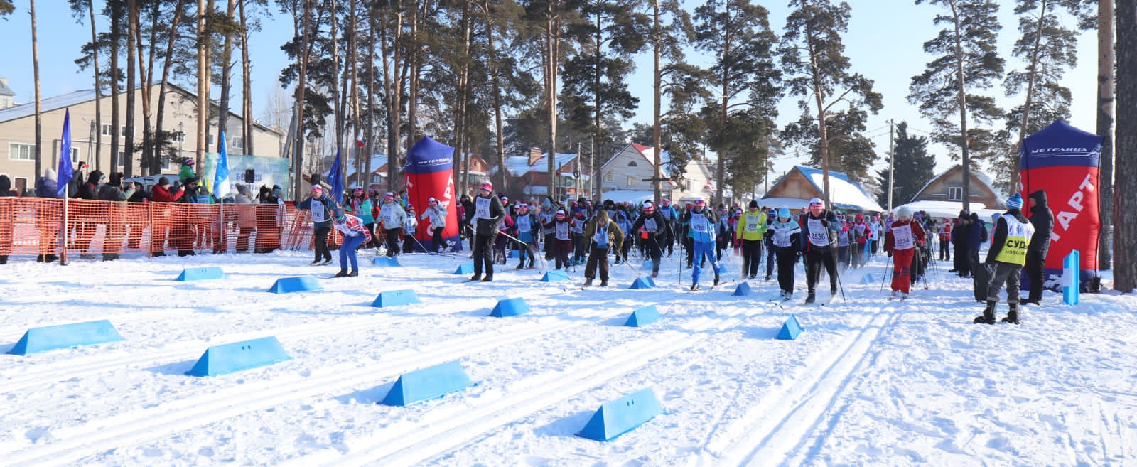 Почти 14 тысяч человек приняли участие в гонке «Лыжня России» в Новосибирской области